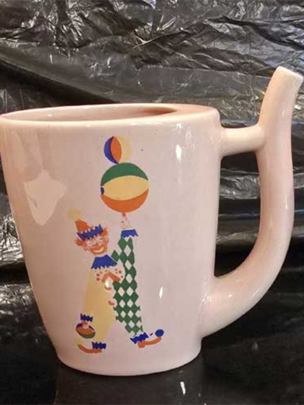 Fashion House by Paco Mugs Set of 2 Clown-themed Small Fry Originals German 1960